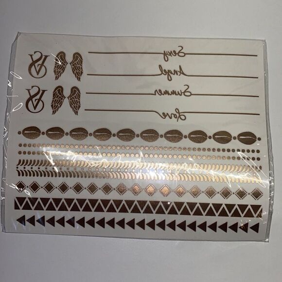 🔥Victoria's Secret bag, head band & 17 tattoo New - Picture 8 of 10